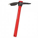 This handy pick and scoop combo makes landscaping your yard easier and more convenient. Great for a variety of uses, the head is made of forged steel for years of use. Ideal for use in garden beds or other tight spaces. Handle is 16 inches long.