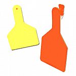 This one-piece identification tag for calves is easy to use, will not tear the ear and is easy to mark with the Z Tag marking pen. Allows you to write your own identification. Available in three colors. Tags are made of plastic.