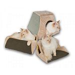 The new K&H Thermo-Kitty Cabin includes a dual thermostat 4-watt heating unit to make this the perfect warm and cozy hide away. The flexible exterior can be formed into 3 useful shapes. Indoor use only.
