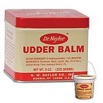 Antiseptic emollient ointment for udders and teats. Maintains natural skin moisture, relieves soreness. Excellent for udder massage. For sore teats, cuts, bruises, windburn and sunburn.