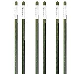 Green color. Pointed, ribbed, and rustproof. Individually upc labeled. Weatherproof. Heavy Duty