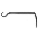Available in two sizes, this straight hanger with an upturn hook makes hanging your plants easy and adds character to your home indoors or outdoors. Painted black with a powder coat finish. Great for hanging a variety of items.