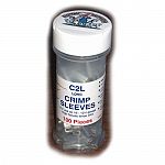 Crimps meant to make wire repairs or to tie off the ending joint of a fence. 100 s - long. Connect 12.5 gauge smooth wire with this crimp sleeve