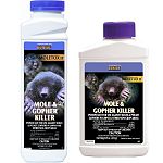 Mole and gopher killer. Economical - one teaspoon treats an active burrow or tunnel. Cracked corn. Excellent bait acceptance. Moles and gophers prefer its taste and texture to other baits, so it's more effective than pellets.