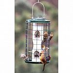 The Mixed Seed Wire 2 Quart Bird Feeder is the ideal feeder for keeping squirrels out of your bird seed. Feeder has an 8 in. diameter with a Fur-Strator wire cage surround to keep squirrels from the seed. May be hung or pole mounted.