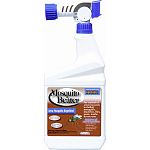 All natural formula repels mosquitoes, gnats, flies and other nuisance insects for up to 2 weeks.  Mosquito Beater RTS contains 2.5% Permethrin. 1 quart / RTS  Great for lawns, patios, gardens, barns....Any outdoor area. Pleasantly scented.