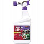 Kills japanese beetles, asian lady beetles, longhorn beetles, bean and colorado potato beetles and more. Use on trees, shrubs, vegetables and flowers. Kills beetles and repels them for up to eight weeks. Kills on contact. Quick knockdown controls infestat