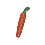 The Sisal Carrot Toys by Ware are made of sisal in a fun, attractive carrot shape that help add fun and entertainment into your small animal pet's daily routine. Great for interactive play with your little pet. Available in two sizes, small and large.