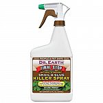 Ready-to-use from the bottle. Thorough coverage of snails and slugs is required for maximum kill. Repeat application on plants every few days, if needed. Apply in the late evening for maximum results. May be used on edible crops up to the day of harvest.