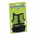 Walk-N-Vest Leash for Small Animals gives you the freedom to your little furry friend safely and comfortably. It s easy on and easy off design makes with velcro and snaps makes this vest a breeze to put on and take off. Made of high quality material.