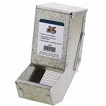 This durable, metal sifter bottom feeder is perfect for feeding your small animal pets. Easy to install to your pet s hutch. Helps to keep food off of the floor and cleaner. Ideaf for use with rabbits or guinea pigs.