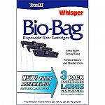 Whisper Bio-Bag Cartridges for Aquarium Filters are available in ready-to-assemble or assembled replacement cartridges for the Whisper Power Filters. Cartrideges help to keep your aquarium clean and provide easy maintenance.