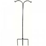 Display beautiful large hanging baskets or decorative bird feeders with this sturdy and durable crane garden hook by Hookery. Garden hook is black and looks great with any hanging basket. Designed to hold two hanging baskets or bird feeders.