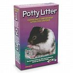 Potty Litter by Super Pet is made especially for your small pet's litter box and helps to encourage your pet's natural instinct to eliminate in the litter box. Made for gerbils and hamsters. Safe for use with small animals. Size is 16 oz.