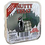 Wild birds will love this nutty suet treat and is sure to make your backyard buffet irresistible to wild birds. No mess! Just place the suet treat in a suet basket and hang. Great for year round feeding.