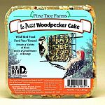Formulated for year round feeding, the Le Petit Woodpecker Seed Cake will attract woodpeckers and various other types of birds to your yard. High in protein, this cake provide high energy to wild birds. Just place in a suet/seed cake feeder and hang.