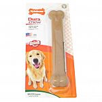 Your dog will enjoy the great flavors of the Nylabone Durable Bones. This long-lasting bone helps to clean teeth and keep them healthy. Made especially for strong or aggressive chewers. Non-toxic and non-edible. Available in five sizes.