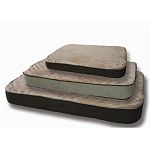 Your dog will love this comfortable pet bed by K and H. Made of soft memory foam and conforms to the shape of your dog. Great support for your dog's body. Cover may be removed for washing. Available in two colors and three sizes.