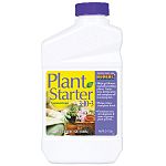 Plant starter solution plus vitamin B1. For use on fruit, vegetables, flowers, trees, bedding plants, and more to stimulate early and strong root development. Promotes greener, more vigorous growth. Reduces transplant shock.