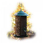 Attract a variety of birds to your yard with this durable and classic mesh bird feeder by Audubon. Bird feeder is designed to hold two different types of bird seed and has multiple ports for feeding more than one bird at a time.