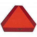 Give slow moving vehicles visibility with this highly reflective triangles. Meets governing standards. Metal sign for great durability.