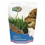 Growable, edible cat treat. Premium cat grass mixture kit. Grows quickly. Fiber rich dietary supplement.
