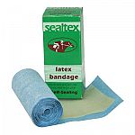 Sealtex latex bandage is a self-sealing race bandage that will not cling to skin or hair and does not absorb water. Long before there was vetrap in the world horse folk counted on sealtex for lots of bandaging and repair jobs. It is stretchy and sticks to