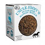 Uncle jimmy s hangin balls help eliminate stall boredom in all classes of horses. This horse treat is great tasting and packed with vitamins and minerals. Attach rope to the balls leader rope. Hang the ball above eye level with your horse. To make this pr