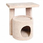Ware Kitty Condo with Perch. Carpet colors will vary Package: 20.5 inchcondo with perch.  Durable, high quality construction will delight you and the top perch as well as the top of the condo will be perfect for your cat.