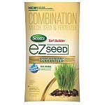 Unique combination of scotts high performance seed, premium continuous release fertilizer and absorbent growing material. Fertilizer releases over time to ensure quick establishment and long term feeding.