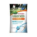 Scotts Turf Builder High Traffic Mix Grass Seed is the perfect grass for homes with kids and pets. This kid and pet friendly grass is made for lots of traffic and quickly spreads to areas that are thin and bare and is 99.99% weed free.