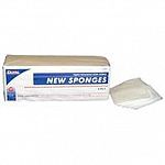 Soft and absorbent multi-purpose sponges. Use as needed. 4 ply. Rayon/poly absorbent sponge.