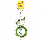 Spiral Stake and Tieout Combination for dogs up to 75 lbs. Stake is 16 inches with a 20 foot tie-out. Quick and easy to install. Simply screw the spiral stake into the ground and attach the tie-out