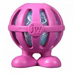 Durable rubber with a ball inside made from water bottle material Provides the crackle sound and feel that dogs love Tough outer rubber molds around bottle ball providing a protective layer that will hold up to rugged play