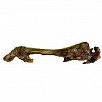 All natural smoked bone with no added chemicals. Better digested compared to some rawhide products that can disturb the sensitive digestive tract of some dogs.