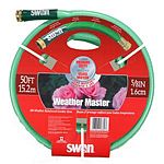5/8 inch WeatherMaster Medium Duty All Weather Garden Hose features a 5-ply design for outstanding strength. This hose offers dual reinforcing medium flexibility and high kink resistance.