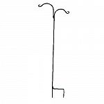 The Wrought Iron Crane Shepherd's Hook 90 in. (Case of 6) by Hookery is the perfect hanger for displaying hanging plants and bird feeders. Made of double forged steel with a black powder coat finish and is a 1/2 in. solid square steel.