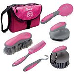 7-Piece Equine Care Series Grooming Tools Kit in a Limited Edition Color. Includes Fashionable Carrying Case: Attractive, durable courier-style bag conveniently stores all six Equine Care Series Tools.