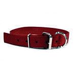 Hamilton Product's Cow, yearling and calf collars are 1-3/4 inch double thick. Made from durable nylon. Available in Brown, Black, and Red. Sizes: 36 inch calf size, 40 inch yearling size, 44 inch cow size.