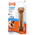 The Nylabone Flexible Puppy Bone is designed to help soothe your puppy s sore gums from teething and aid jaw development. This soft bone helps to keep your puppy busy, while helping to maintain a healthy mouth. Available in three sizes.