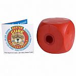 Provides valuble mental stimulation and exercise. Your dog is rewarded when treats and toys fall out and you can vary how easily they fall out with a simple twist. Made of tough, durable plastic.
