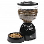 Frequent small meals are more natural, plus prevent obesity and boredom in pets. That's why vetrinarians recommend the LeBistro Electronic Automatic Feeder. Programmable electronics prompt the feeder to dispense portions from 1/4 to 2 cups.