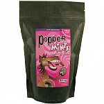 Bite sized concentrated fortified grain treat for horses, ponies and mules from mini to draft size. Peppermint flavored.