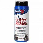 All-natural Critter Ridder shake-on granules help keep small animals away from spring and fall plantings, as well as garages, attics, basements and indoor storage areas. Repels skunks, groundhogs (woodchucks), dogs, cats, raccoons and squirrels.