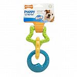 Specially designed for teething puppies, these rings have multiple textures to encourage healthy chewing habits. Satisfies natural urge to chew. Veterinarian recommended.