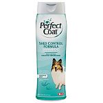 Perfect Coat Shed Control Shampoo is scientifically formulated to control excess shedding. The uniquely balanced formula includes antioxidants, omega 3 fatty acids and deep conditioning vitamins to help reduce shedding. 16 oz.