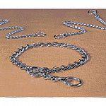 These choke chains are guaranteed not to rust or break because they're made from top quality rustproof chain. Smooth chrome plating allow instant release. The links are electronically welded for strength.
