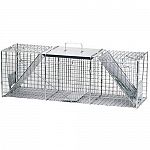 Easy to bait, set and release, this high tensile wire mesh trap is steel reinforced for long life and maximum resistance to damage. This model comes fully assembled and is 36 x 10 x 12.