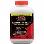 Repels poisonous & nonpoisonous snakes by temporarily disrupting the snakes sensory reception. Snake-Away is the world’s only EPA registered, university tested, patented snake repellent that is guaranteed.