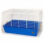 Perfect for rabbits, guinea pigs, and other small animals. 6.5 inch deep tub to contain mess. 2 large doors for easy access to pets. 3 assorted cages per pack. Cage dimensions: 28 x 17 x 16.